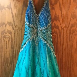 Beautifully Embroidered Prom/Banquet Dress